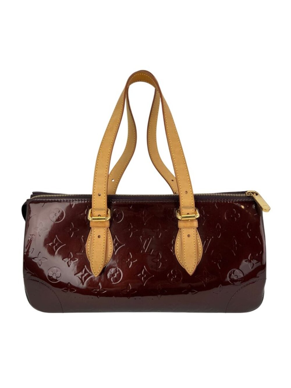 Louis Vuitton Rosewood Ave Amarante Vernis Patent Leather Shoulder Bag